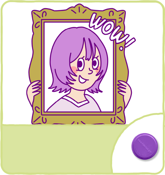 愛され小顔フレーム